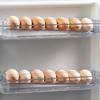 1/2/3-lags eggoppbevaringsboks Automatisk rullende eggholder Stativ Stige Kjøleskap Eggdispenser Eggorganisatorholder Kjøkken