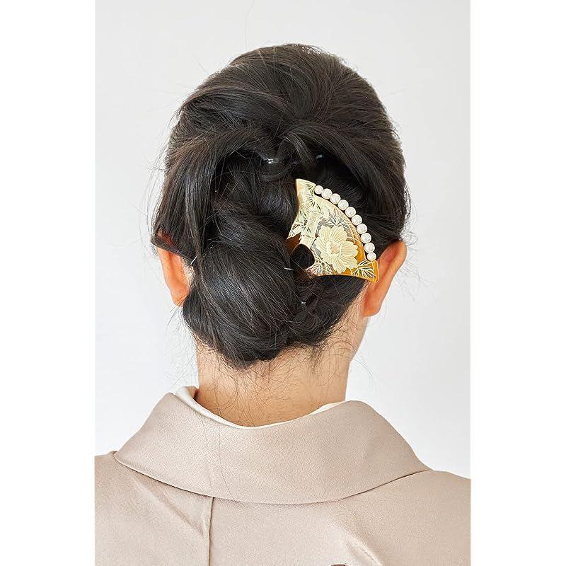Used [New] Kimono Hair Ornament, Hairpin, Adult, Stylish, Made in Japan, Hair Accessory, Kimono, Formal Wear, Tomesode, Graduation Ceremony, Entrance