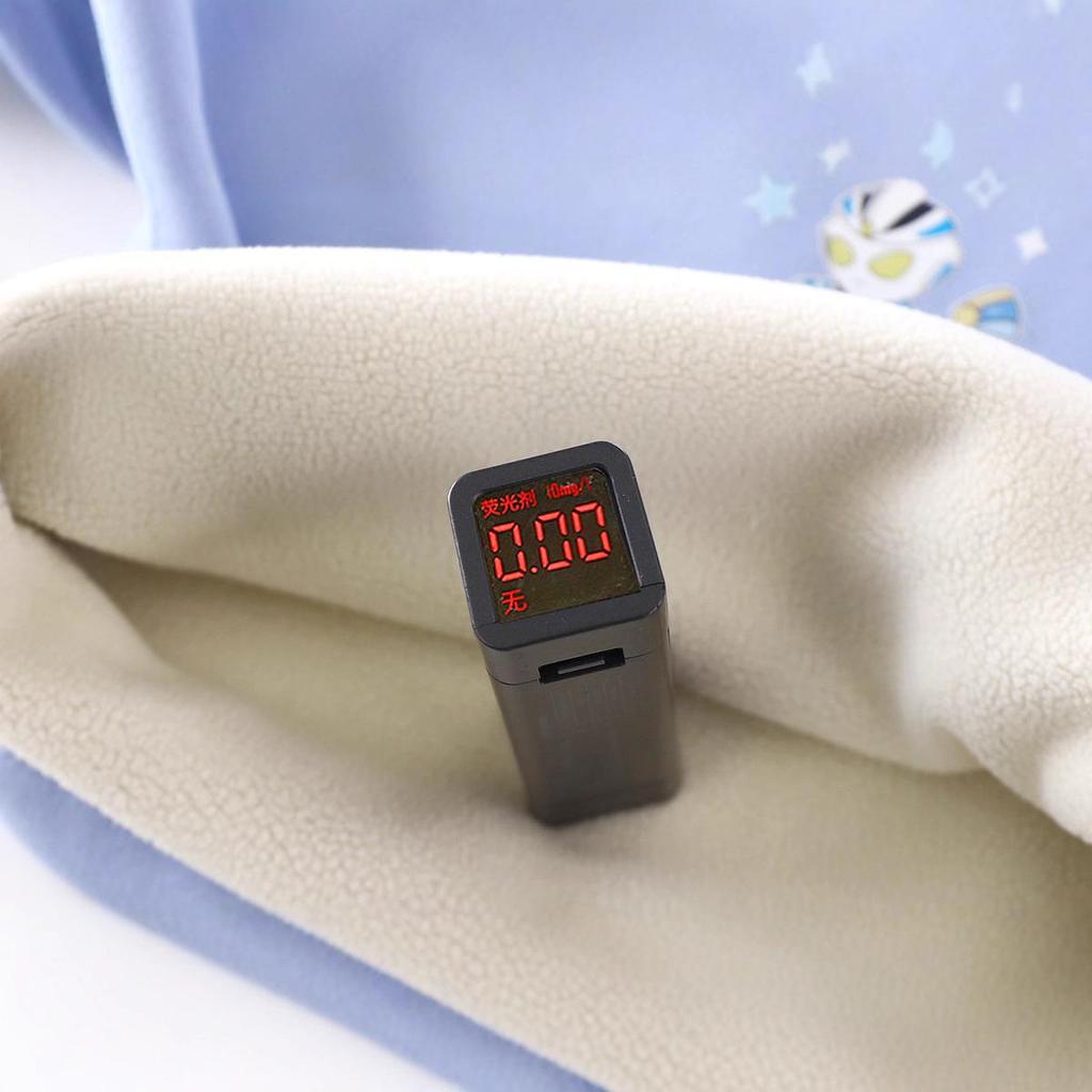 Children's Velvet Sakura Pajama Set: High-Waist, Fleece-Lined, Warm Autumn/Winter Wear for Boys and Girls