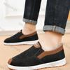 2025 Winter Men Short Plush Warm Shoes Indoor Loafer Casual Suede New Suede Fur Black Cotton Platform Shoes Flats Platform Shoes