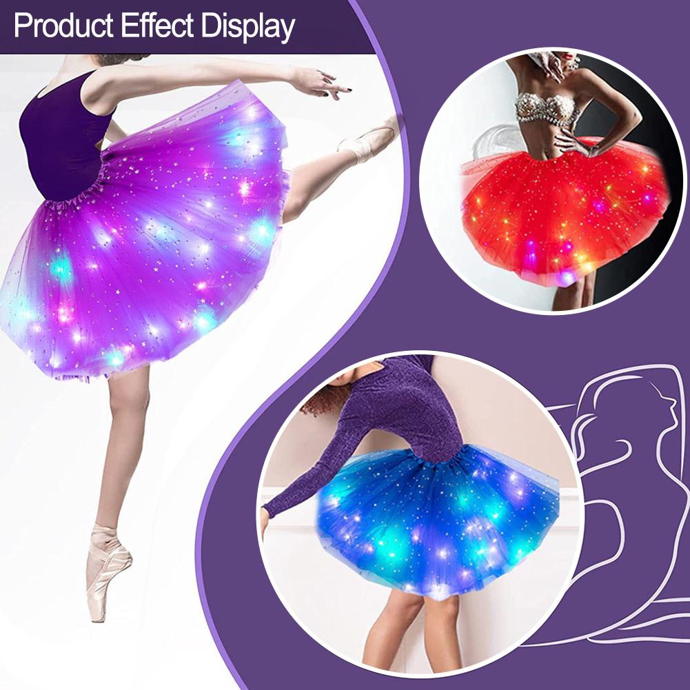 Women\'s Skirt Female Light Up Costume Polyester Fiber