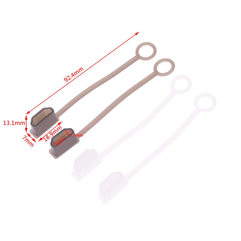 10 Piezas Adaptador HDMI A Transparente Tapón Antipolvo con Cuerda Antipérdida Protectores Antipolvo Tapas Tapón Cubierta Transparente