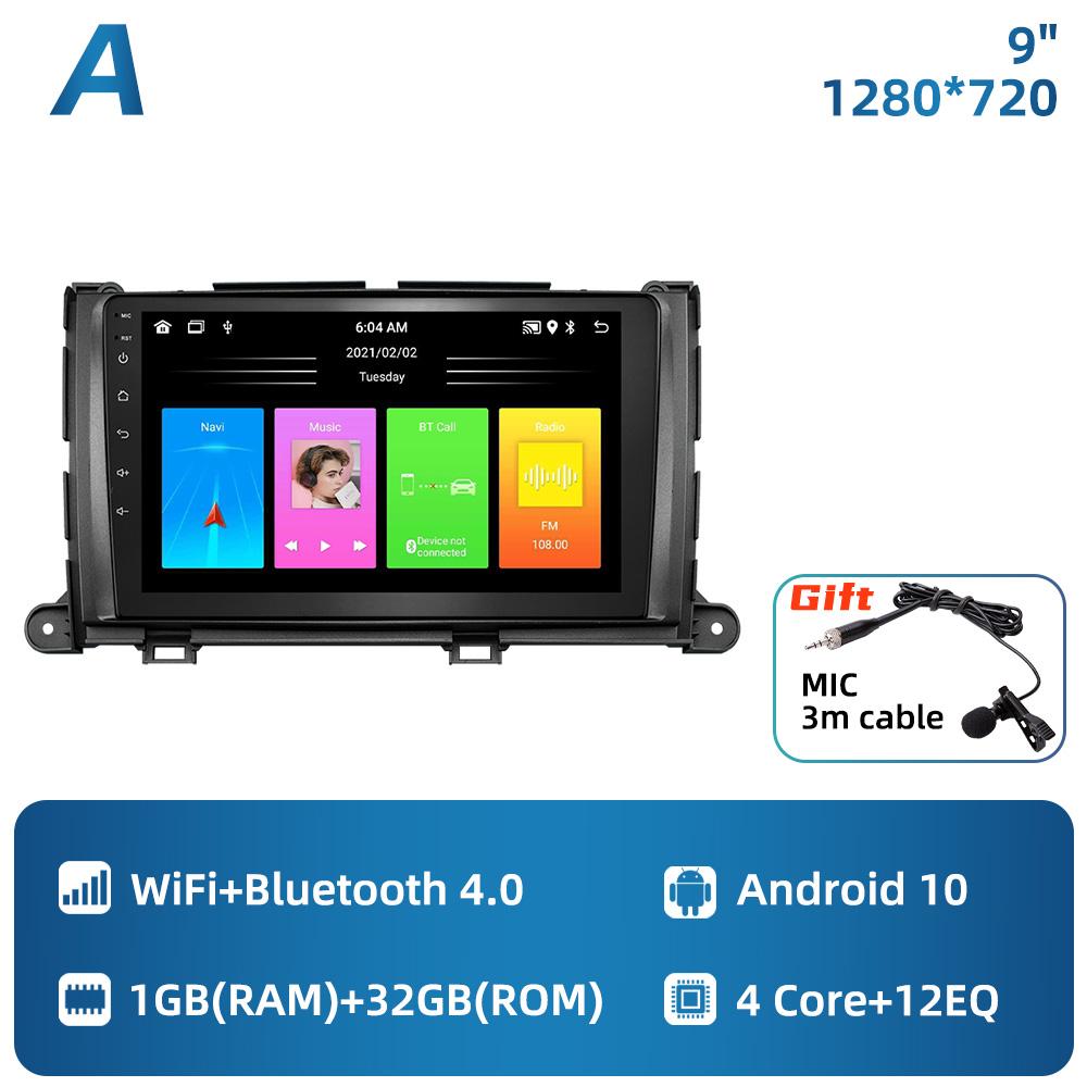 

Автомобильное радио для Toyota Sienna 3 XL30 2010 - 2014 2 Din Android стерео мультимедийный проигрыватель GPS навигация Carplay Автомагнитола Головное устройство