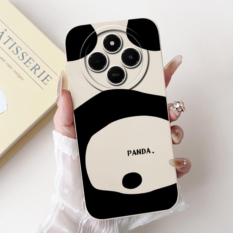 For Xiaomi Redmi 14C Case Poco C75 Cover 2024 Cute Panda Rabbit Cartoon Soft Matte Silicone Back Cover For Redmi14C PocoC75 Case