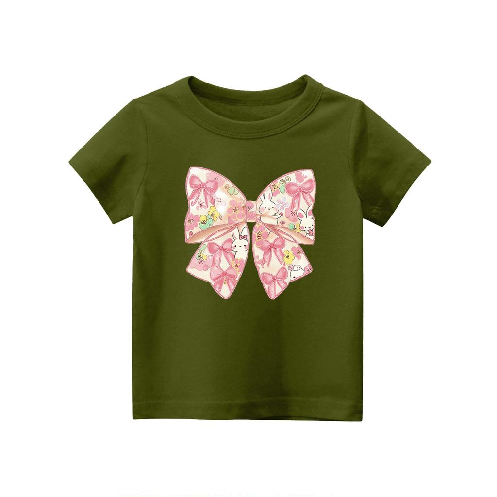 Toddler Girl Boy T-Shirts Kids Top Boys And Girls Printed Short Sleeved T-shirt