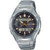 Casio Wave Ceptor Watch WVA-M650TD-1A2JF Men's Black & Gold/Titanium Band