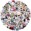 Balení 100 ks X Hunter Anime Stickers Nálepky na notebook na kolo na kytaru a skateboard