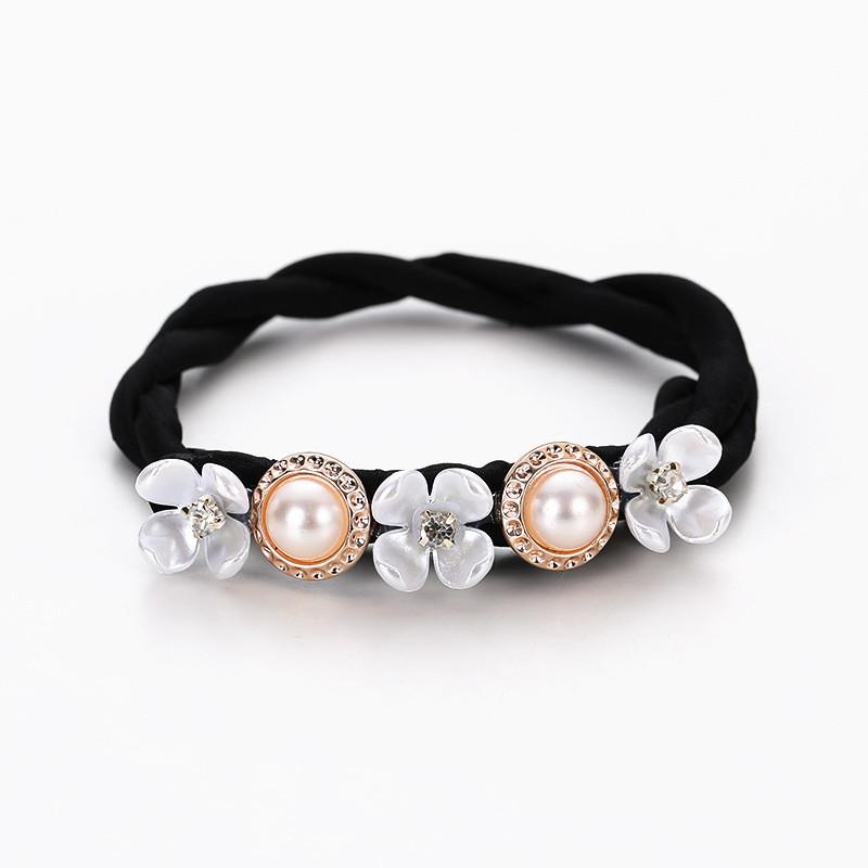 

элегантные жемчужные цветы, булочки, корейские ленивые бигуди, аксессуары для укладки волос, шпилька для плетения волос, заколка для волос