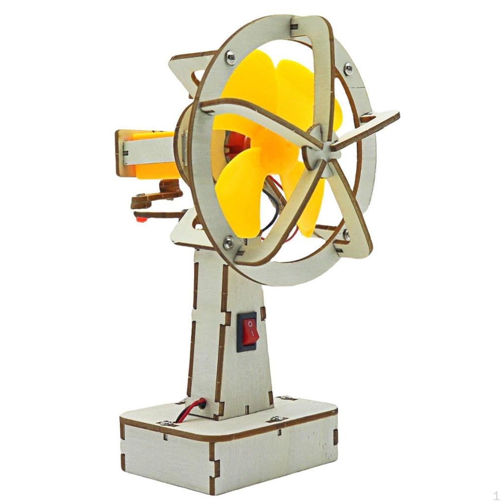 Oscillating Fan Craft Kit STEM DIY Educational Project Toy for Students, Kids,