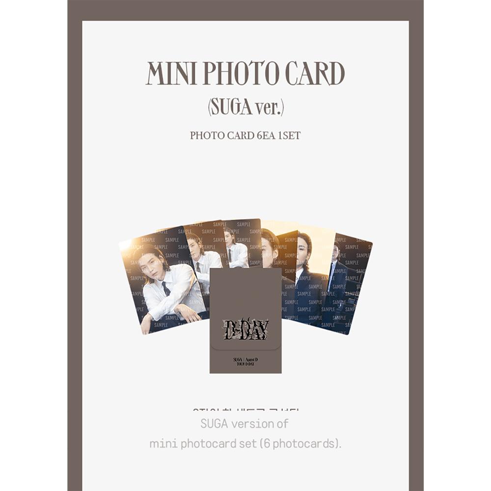 SUGA - D-DAY Turu Fotoğraf Kartı