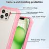 Luxury Matte Candy Colorful Shockproof Armor Phone Case For iPhone 16 15 14 Plus 13 12 Pro Max Transparent Hard PC Bumper Cover