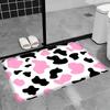 cartoon Cow Pattern cute Kitchen Mat Kids Room Bedroom Decoration Balcony Anti-Slip Doormat Living Room Alfombra