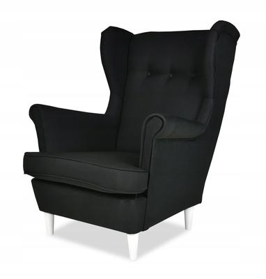 ARI Scandinavian Wing Chair - Elegant Black Furniture
