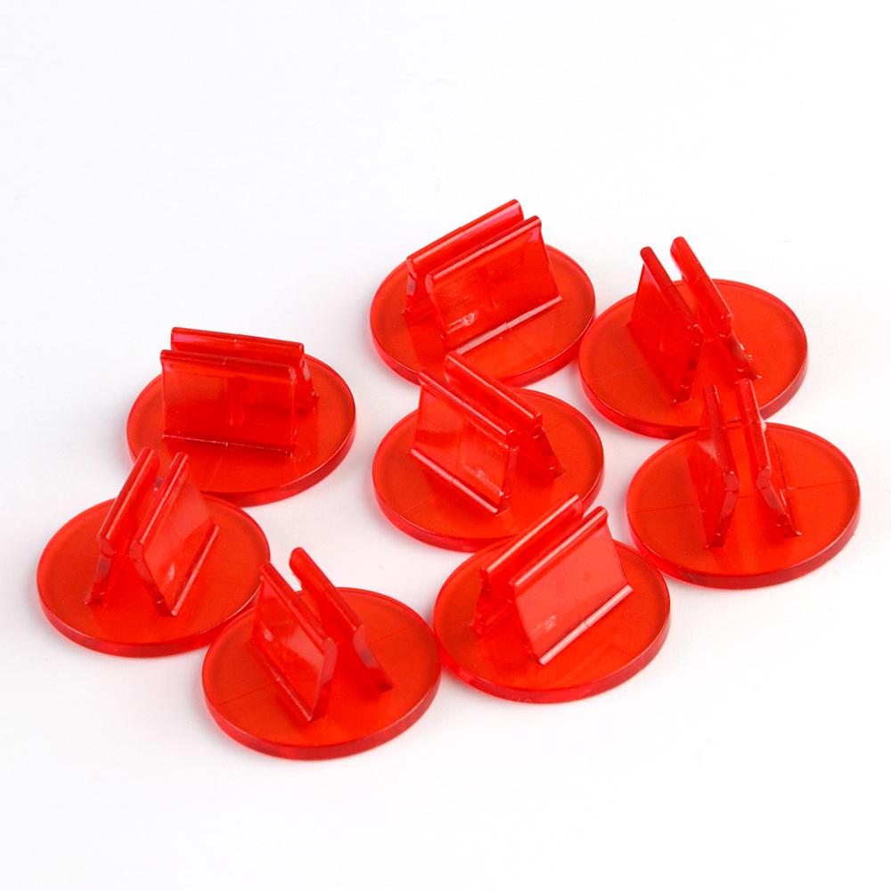 Card Holder Card Binder Clips Transparent Card Holder Various Colours Available Fitting 2MM Cardboard for Board Game Accessories
