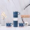 500ml/16.9oz Stainless Steel Insulated Mug, Portable Insulated Bottle with Lid, Durable Outdoor Water Bottle