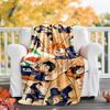 Haikyu Theme Printed Blanket - Perfect for Couch, Bed, Travel & Outdoor Use | Machine Washable, Cozy & Durable.
