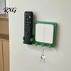 Elegant Wall Mounts Switch Decor Hook, Mounted Space Saving Design, Remote Control Decorative Entryway Hooks Storage Box, Key Holder for Living