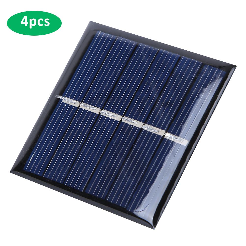 4PCS 3V 168mA Solar Panel DIY Material Outdoor Emergency Charger Portable Power Supply