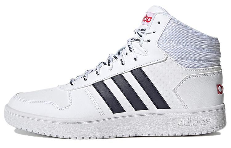 Adidas Hoops 2.0 Mid  White Legend Ink  FY8616 42