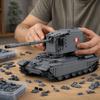 MOC FV4005 Tank Destroyer Building Blocks | 931PCS Military Bricks Kit | Collectible Model for Adults & Teens | War History Gift