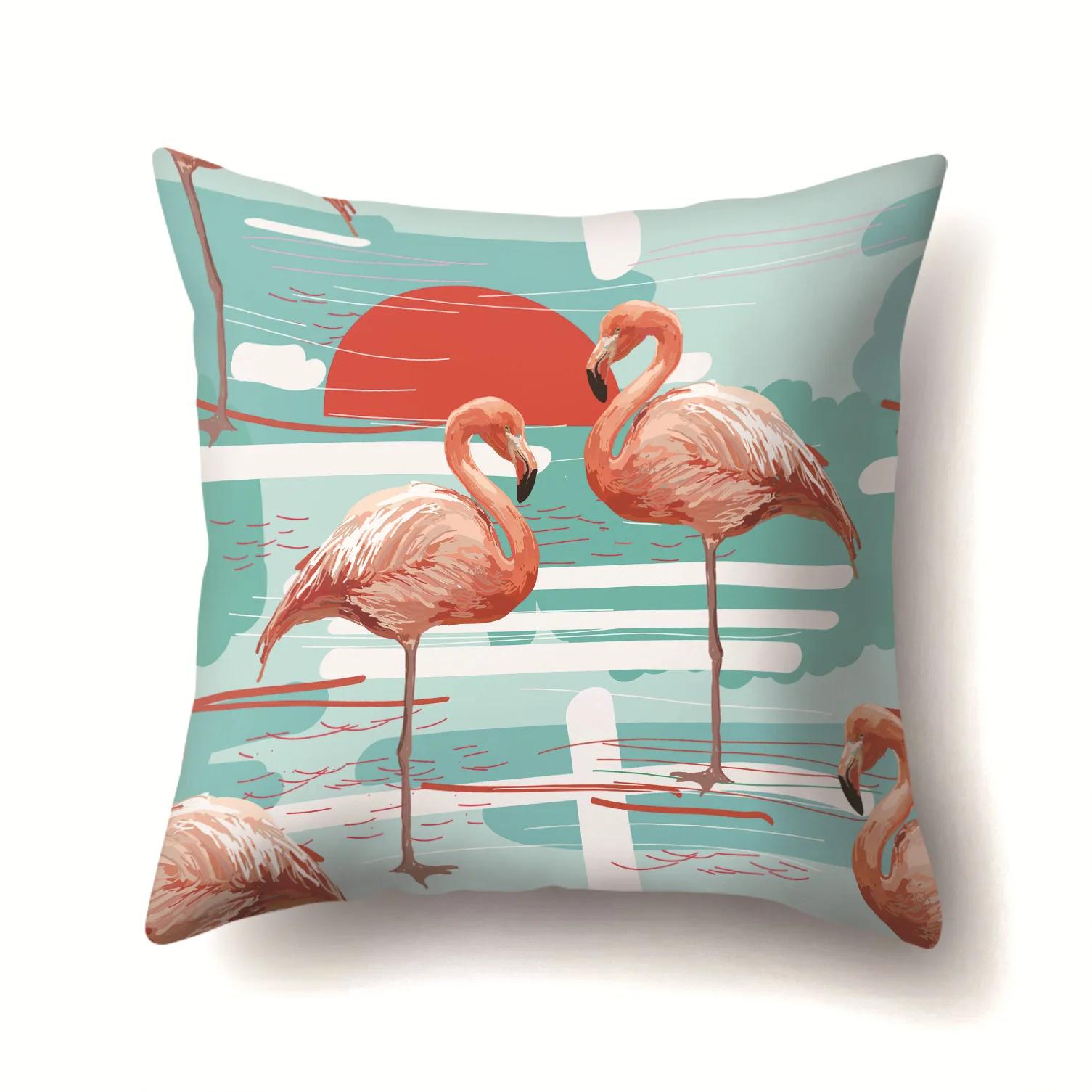 

Новая тропическая наволочка Геометрическая наволочка Анималистичная наволочка Фруктовая наволочка Наволочка с фламинго Декор для дома 45x45см 12x12Inch