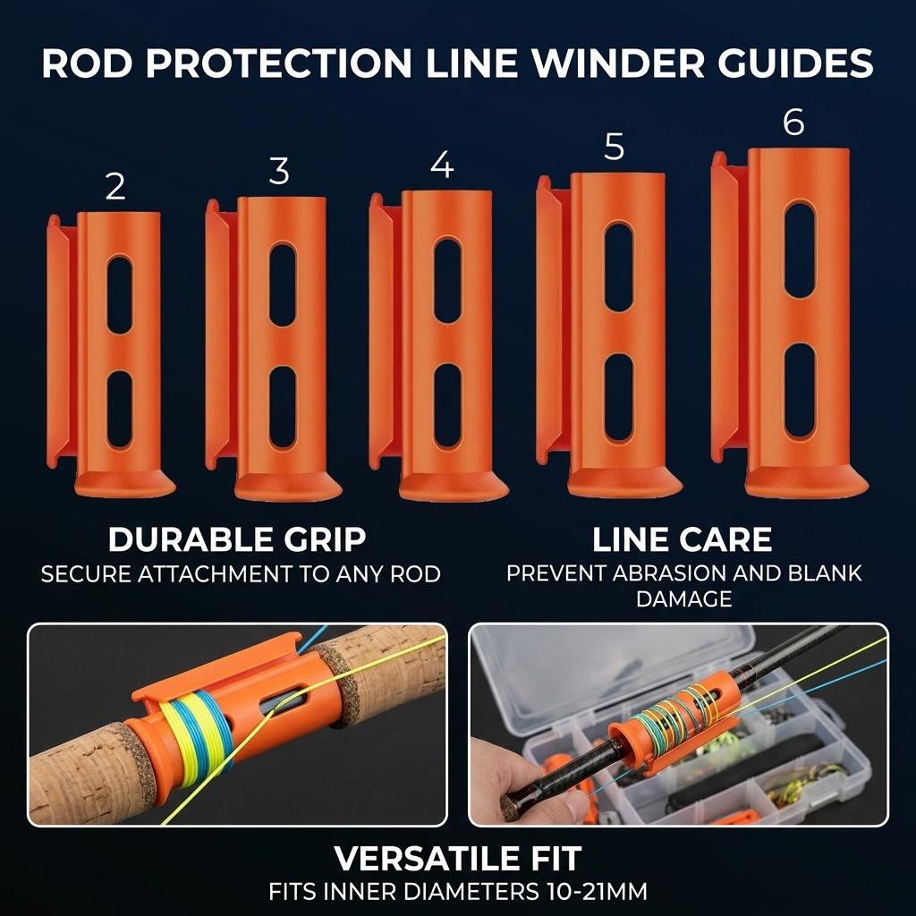 Fishing-Rod Tip Top Winder-Line Organizer Tool For Fishing Rods