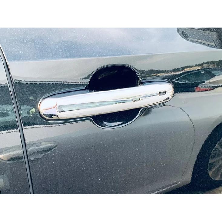 For Lexus GX550 2024 2025 Car Accessories ABS Chrome Door Handle Cover With Smart Key Hole Catch Cap Trim Molding