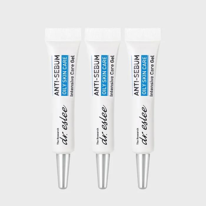 

[6-type sample kit gift]_Anti-Sebum Intensive Care Gel 10ml x 3 set
