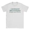 Magliette da Uomo Dipartimento di Gestione del Rischio Lehman Brothers Maglietta Vintage Manica Corta Girocollo Cotone Regalo Top