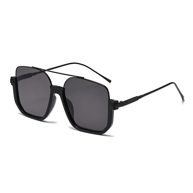 

Fashion Trend Half Frame Square Uv Protection Sunglasses Outdoor Street Shot Sunglasses Sunglasses Men