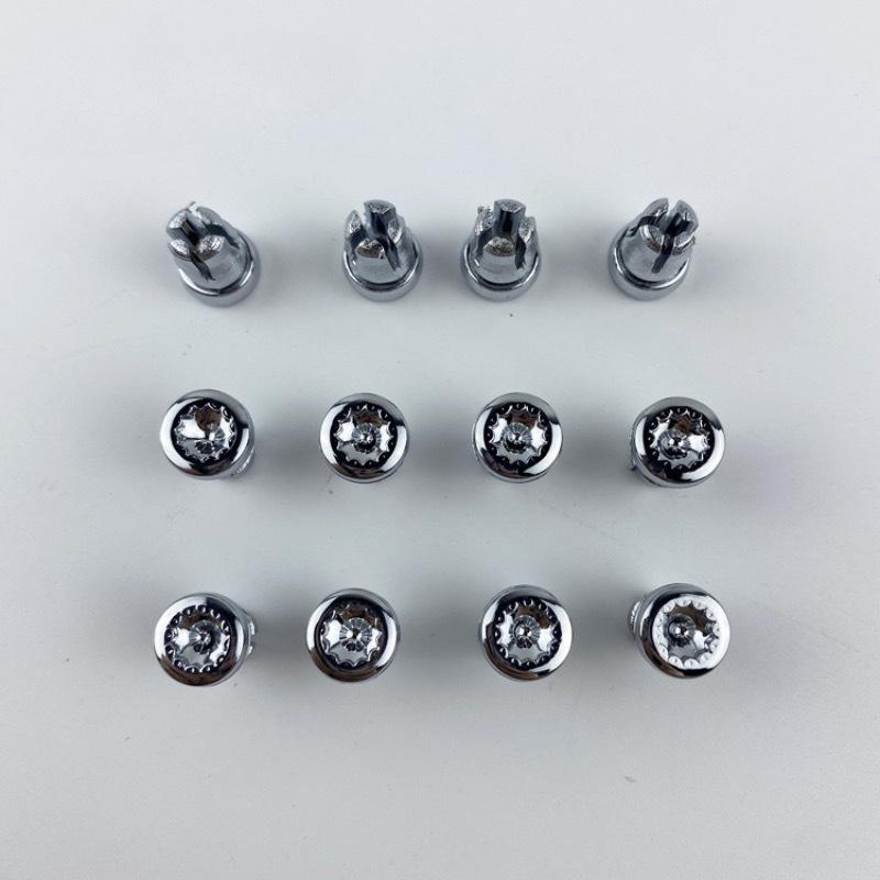 25pcs 7.9mm ABS Plastic Wheel Rivets Nuts Studs Bolts Nail For Car Styling Tunning Rim Lip Tire Screw Decoration Replacement