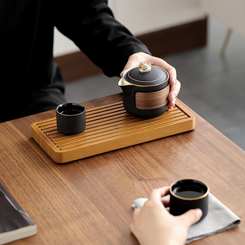 Golden Lion Xianrui, Portable Express Cup, One Pot And Two Cups Of Travel Tea Set, Hotel Enterprise Business Cup Souvenir Customization