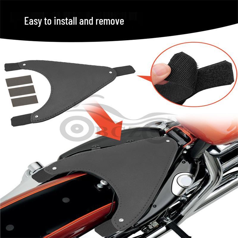 Universal Motorcycle Leather Seat Cushion and Cover