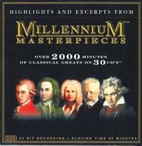 

CD VARIOUS - Millennium MASTERPIECES PLD1297 PRISM LEISURE 1998 UK Classical Used