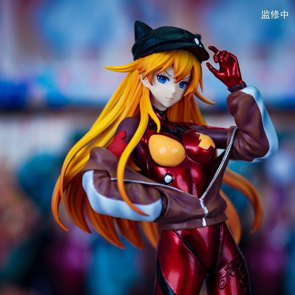 Baseballjacke Asuka Evangelion Kann sein Bewegung Favoriten PVC sexy Zweidimensional 10,23 Zoll/26 cm Figuren Anime Tischplatte Spielzeug Geschenk