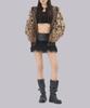 Jaded London (U) Bear Leopard Faux Fur Jacket Brown