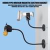 Magnetic Base Microphone Stand With Flexible Gooseneck And Heavy Duty Clamp For Studio Recording And Photography