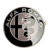 ALFA ROMEO Front- und Heck-Schwarzes Emblem-Set Alfa Romeo Giulia Stelvio Modifiziertes Emblem Auto-Logo Dekorative Zubehörteile