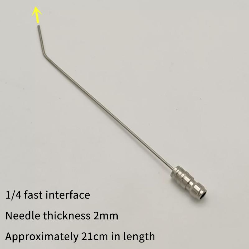 1 pièce Acier Inoxydable Nettoyage Haute Pression Aiguille Buse 1/4" Connexion Rapide Design Fin Pour Nettoyage en Profondeur Réservoirs de Lave-Auto AC