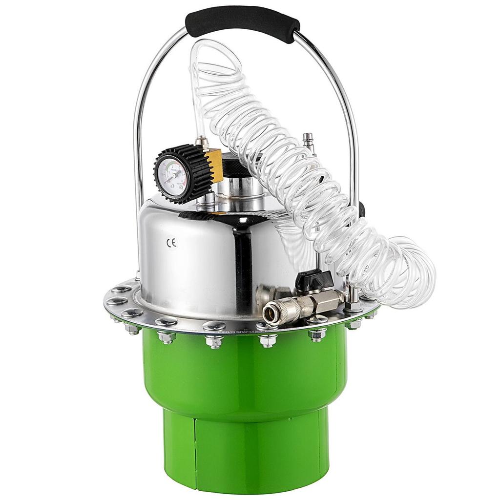 Pneumatic Air Pressure Bleeder, Brake Pressure Bleeding Tool Portable Brake and Clutch Bleeder Valve System Kit Garage Workshop Mechanics Brake Oil
