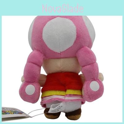 Nintendo Super Mario Bros pluche speelgoed Toadette, schattige 7 inch zachte knuffelpop