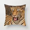 Tiger Series Printing Pattern Decoration Home Pillowcase Square Office  Cushion Cover
