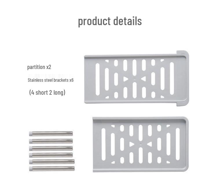 Retractable Double-Layer Stainless Steel Spice Rack and Organizer