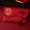 Luxury Embroidered Red Envelope for Wedding Gift, Tea Ceremony, and Special Occasions