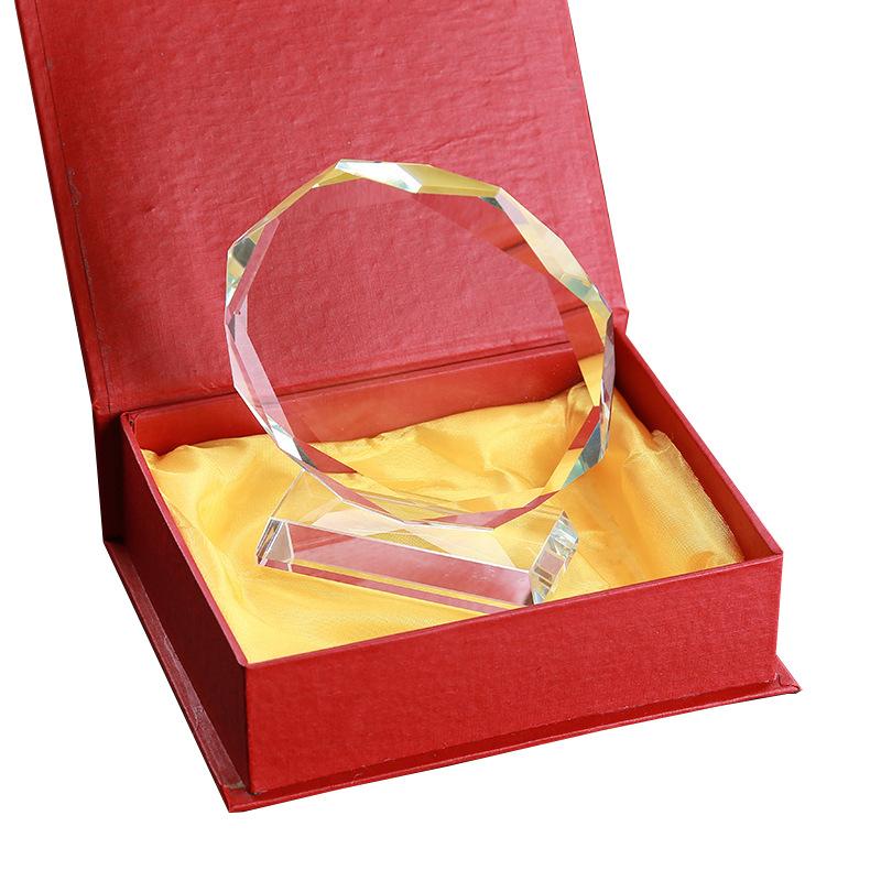 Crystal Glass Trophy Blank Crystal Trophy Medal Graduation Season Commemorative Ornaments Company Awards