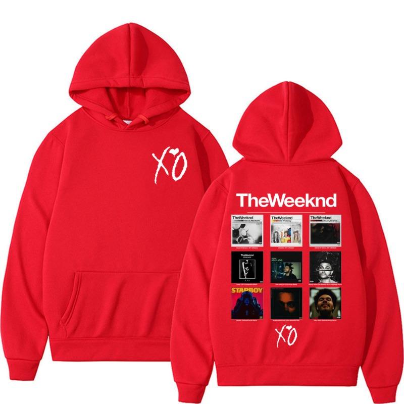 Rapper The Weeknd Grafické mikiny s motivem alba Pánské Dámské Módní Hip Hop Pop Music Mikina Vesta Komfortní Mikina Mikiny
