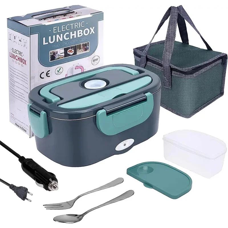 Electric Lunch Box Food Heater Portable Warmer with Stainless Steel Container Heated Lunch Box for Adults Car Truck Home Office 6490₽