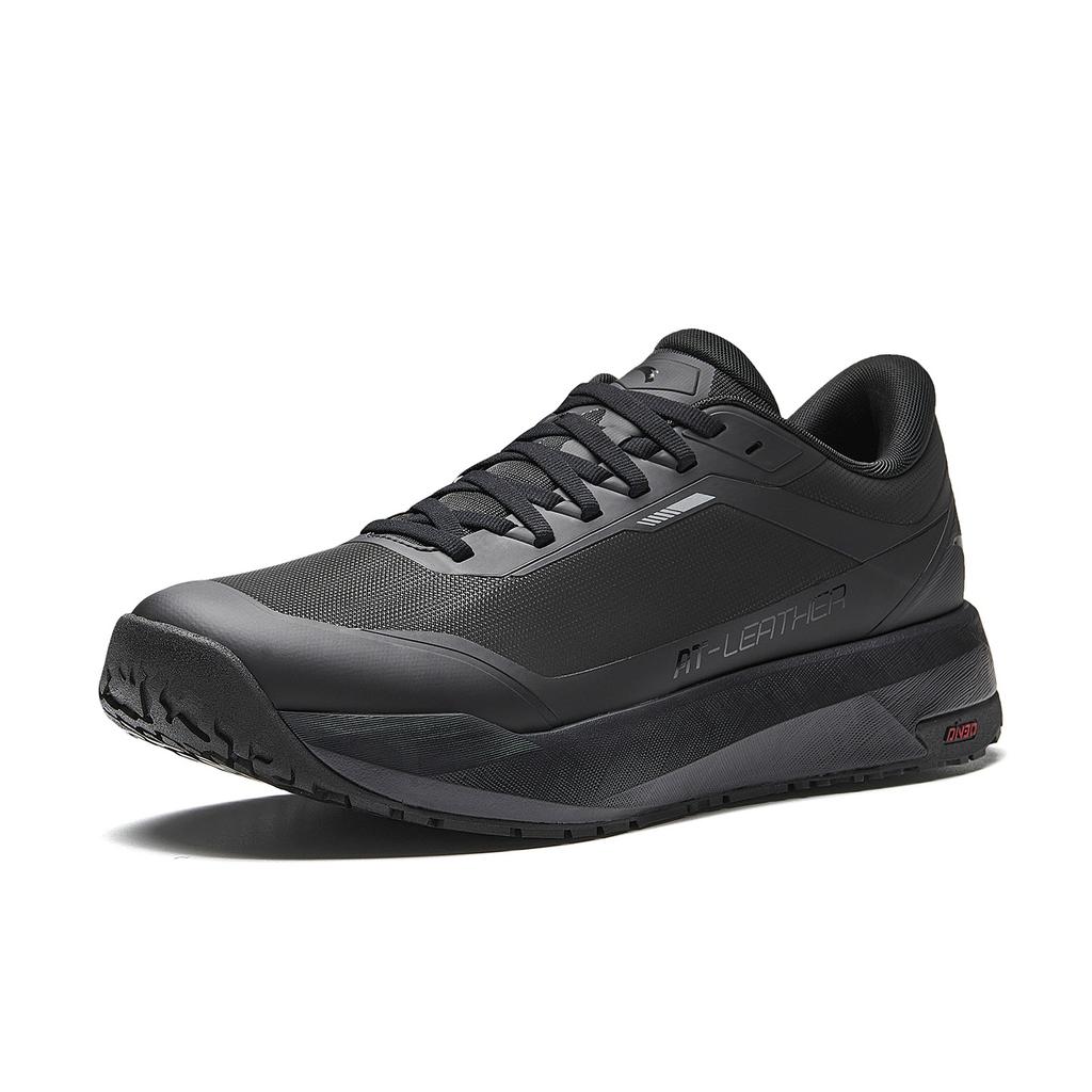 Anta Wind And Rain Proof Wear resistant And Lightweight Low top Casual City Commuting Running Shoes Men's Basic Black 912615556-9