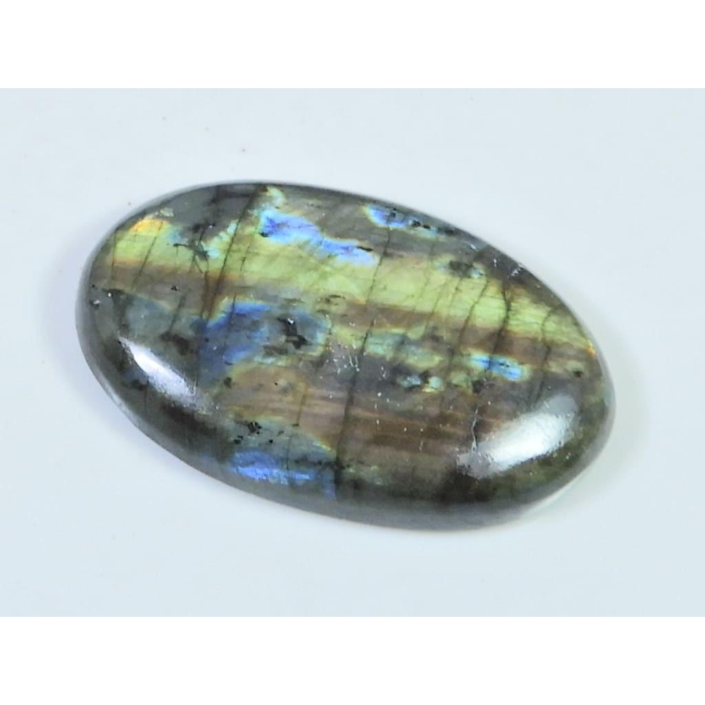 23X40X06MM Natural Purple Labradorite Spectrolite Oval Loose Gemstone 62Cts. D-431