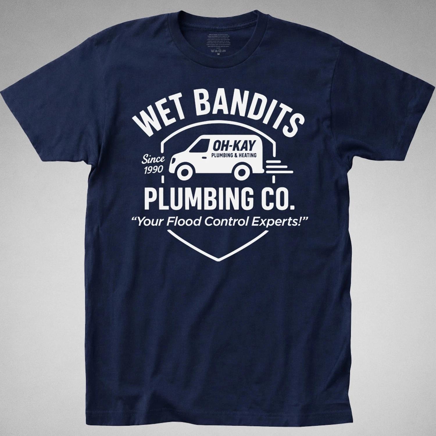 Home Alone Wet Bandits Plumbing T Shirt christmas kevin marv harry funny 90s L